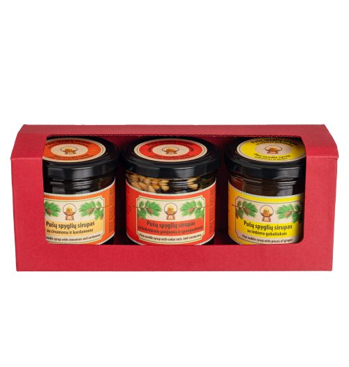 Pine needle syrup assortment gift box