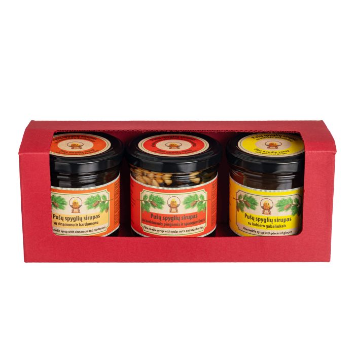 Pine needle syrup assortment gift box