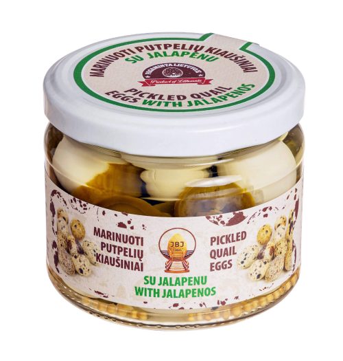 Marinuoti putpelių kiaušiniai su jalapenu